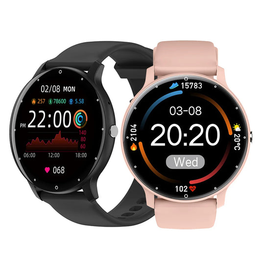 Smartwatch ZL02 Deportivo | Monitor de Salud, Oxígeno en Sangre y Notificaciones | Resistente al Agua IP67