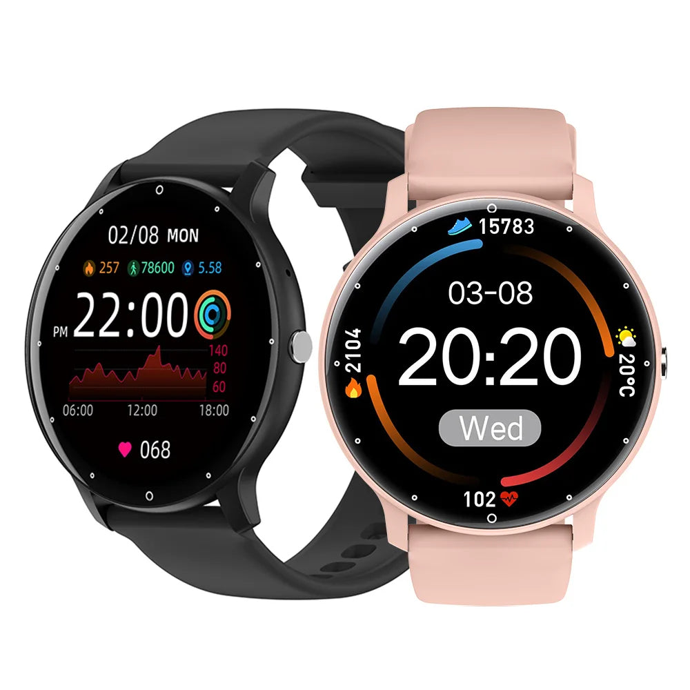 Smartwatch ZL02 Deportivo | Monitor de Salud, Oxígeno en Sangre y Notificaciones | Resistente al Agua IP67