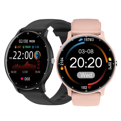 Smartwatch ZL02 Deportivo | Monitor de Salud, Oxígeno en Sangre y Notificaciones | Resistente al Agua IP67