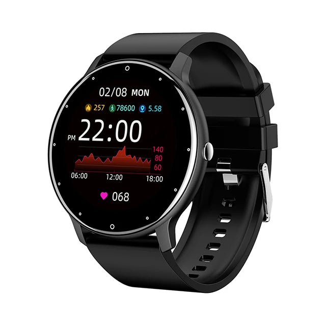 Smartwatch ZL02 Deportivo | Monitor de Salud, Oxígeno en Sangre y Notificaciones | Resistente al Agua IP67