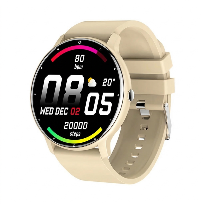 Smartwatch ZL02 Deportivo | Monitor de Salud, Oxígeno en Sangre y Notificaciones | Resistente al Agua IP67
