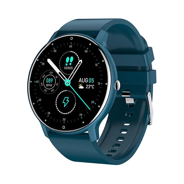 Smartwatch ZL02 Deportivo | Monitor de Salud, Oxígeno en Sangre y Notificaciones | Resistente al Agua IP67