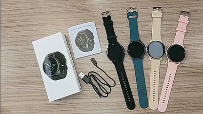 Smartwatch ZL02 Deportivo | Monitor de Salud, Oxígeno en Sangre y Notificaciones | Resistente al Agua IP67